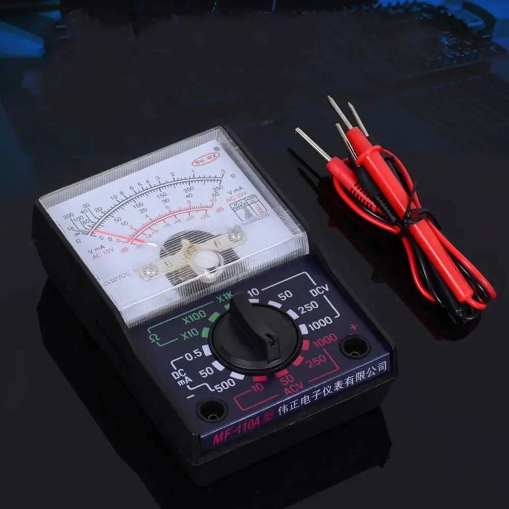 MF110AAnalogMultimeterACDCCurrentVoltageTesterElectrical