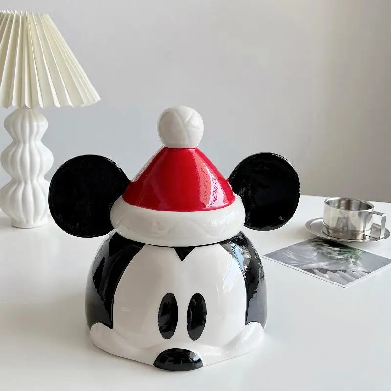 Disney Mickey Mouse Figure Ceramic Ornament Living Room Mickey Minnie  Figurines Creative Ornament Home Tv Cabinet Decoration - Action Figures -  AliExpress