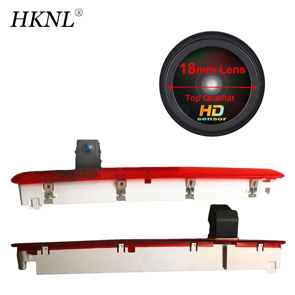 Per Vw T6 Bus 1 Porta Hknl 18Mm Hd Lens Car Reverse Camera Caddy Brake Light Transporter Business Mit Hecklappe Red Muslimah