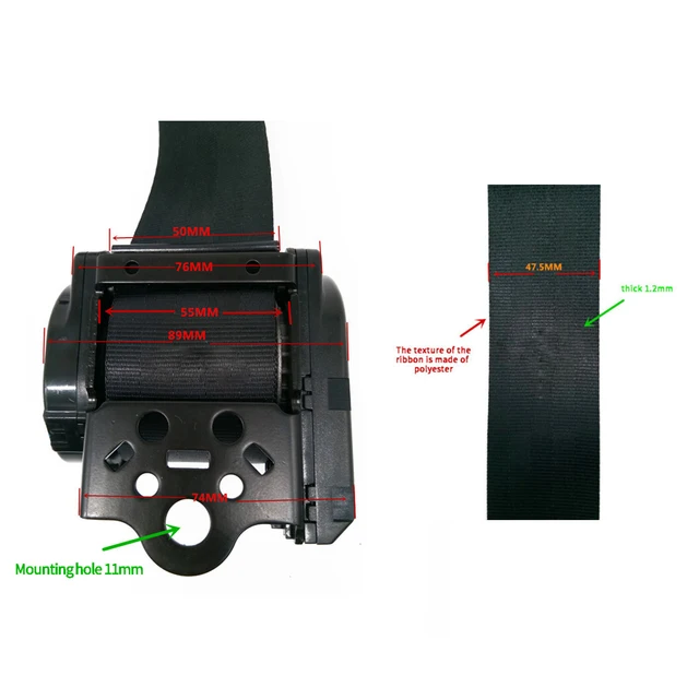 Clip Cintura Di Sicurezza Auto - 3 Pezzi, Disattiva Allarme, Universale Per Auto, Camion E Furgoni - Foto 11