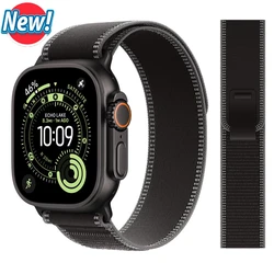 Premium Trail Loop Strap for Apple Watch - Versatile and Stylish Bracelet Accessory (Charcoal Black)