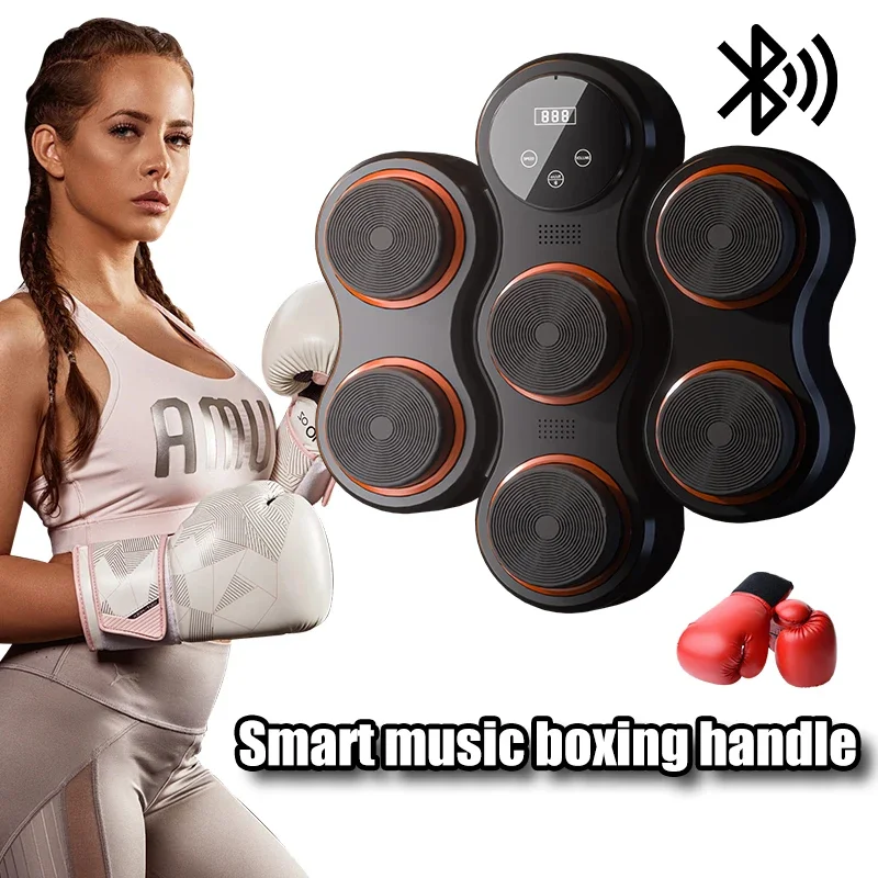 New Smart Music Boxing Machine Adult/Children Sports Fitness Boxing Trainer Home Exercise Response Training Wall Target