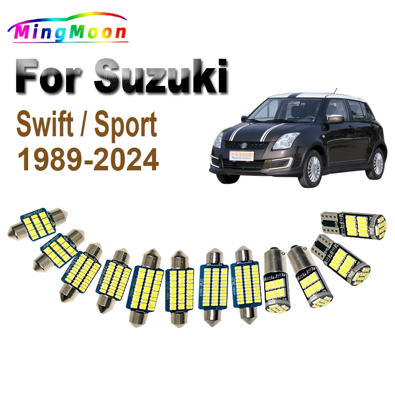 

Фонарь для Suzuki Swift 1989- 2017 2018 2019 2020 2021 2022 2023 2024, автомобильные аксессуары, интерьерная купольная карта, табличка для багажника, фонарь в комплекте