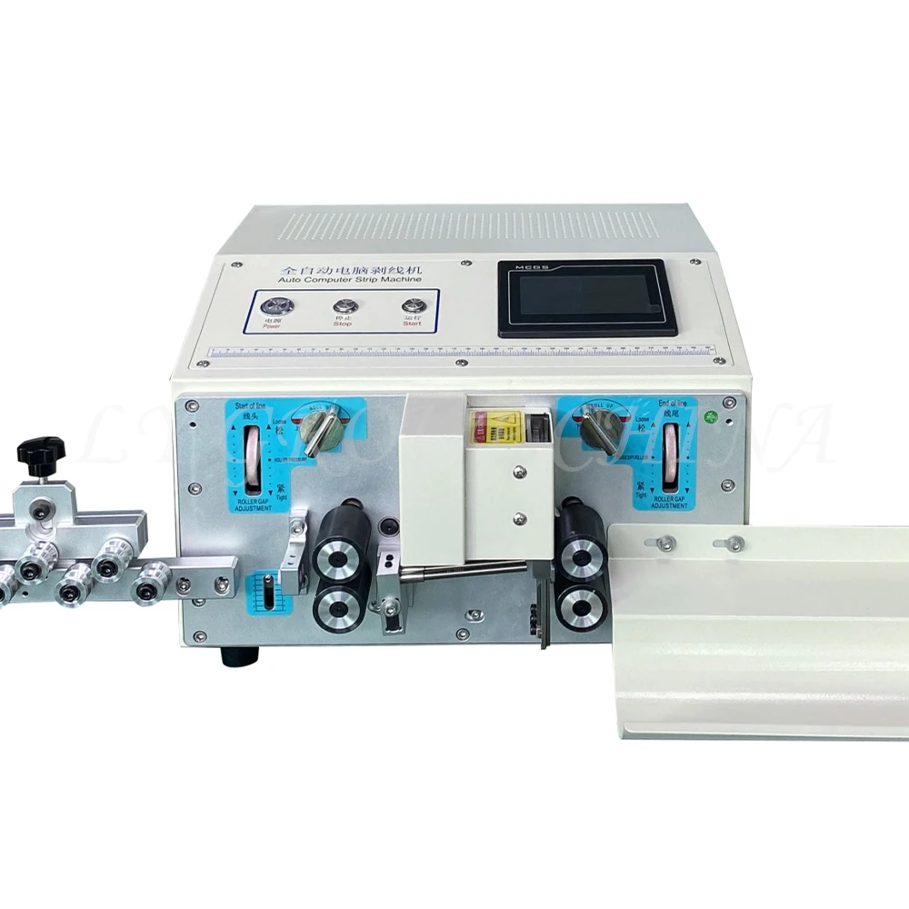 

LY 4 Wheels Drive Electric Wire Peeling Stripping Cutting Machine For Computer Strip Thin Wires 0.1mm-6mm2 Single 220V 110V
