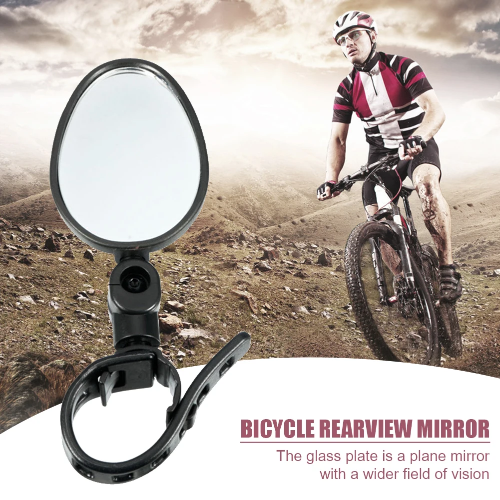 Wide Range Handlebar Convex Reflector Rearview Mirrors for Flatbed Truck E-Bike Outdoor Bicycle Cycling Accessories