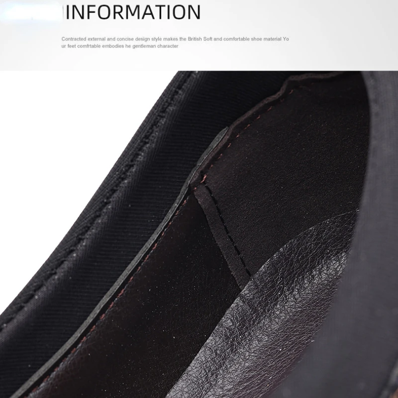 Brand Men's Casual Shoes Fashion Classic Men's Pu Leather Shoes Hot Sale Breathable Business Lace-Up Men Shoes Plus size 38-50 5