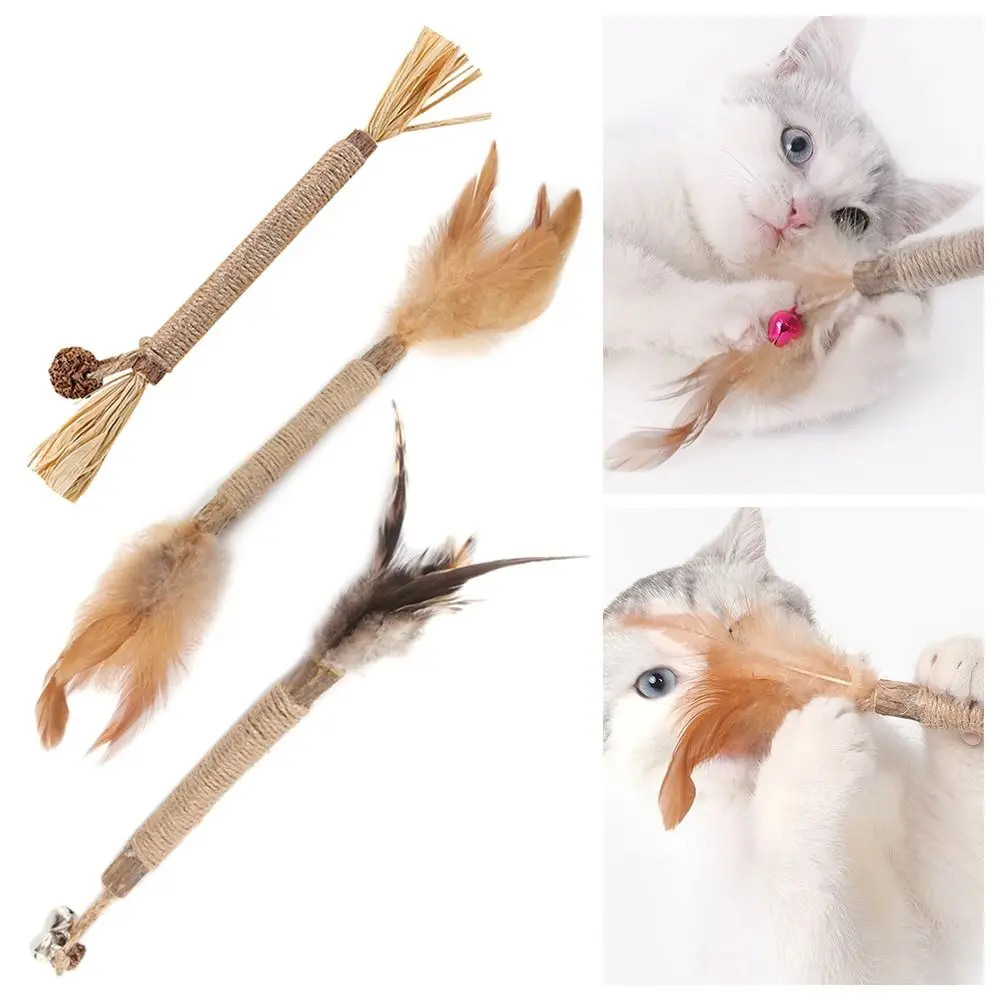 Bastões Silvervine NZLOMXU Para Gatos - Natural Catnip | Brinquedo Mastigação Dental
