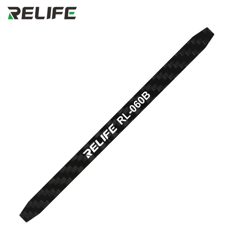 Disassembly Crowbar RELIFE RL-060B Carbon Fiber for Mobile Phone Laptop Maintenance Non-magnetic LCD Screen Dismantling Tool