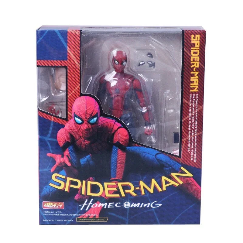 The Marvel Shf Spider-Man:No Way Home Figures Avengers Modello Mobile Periferiche Figure Manga Action Figure Gift Toys Game