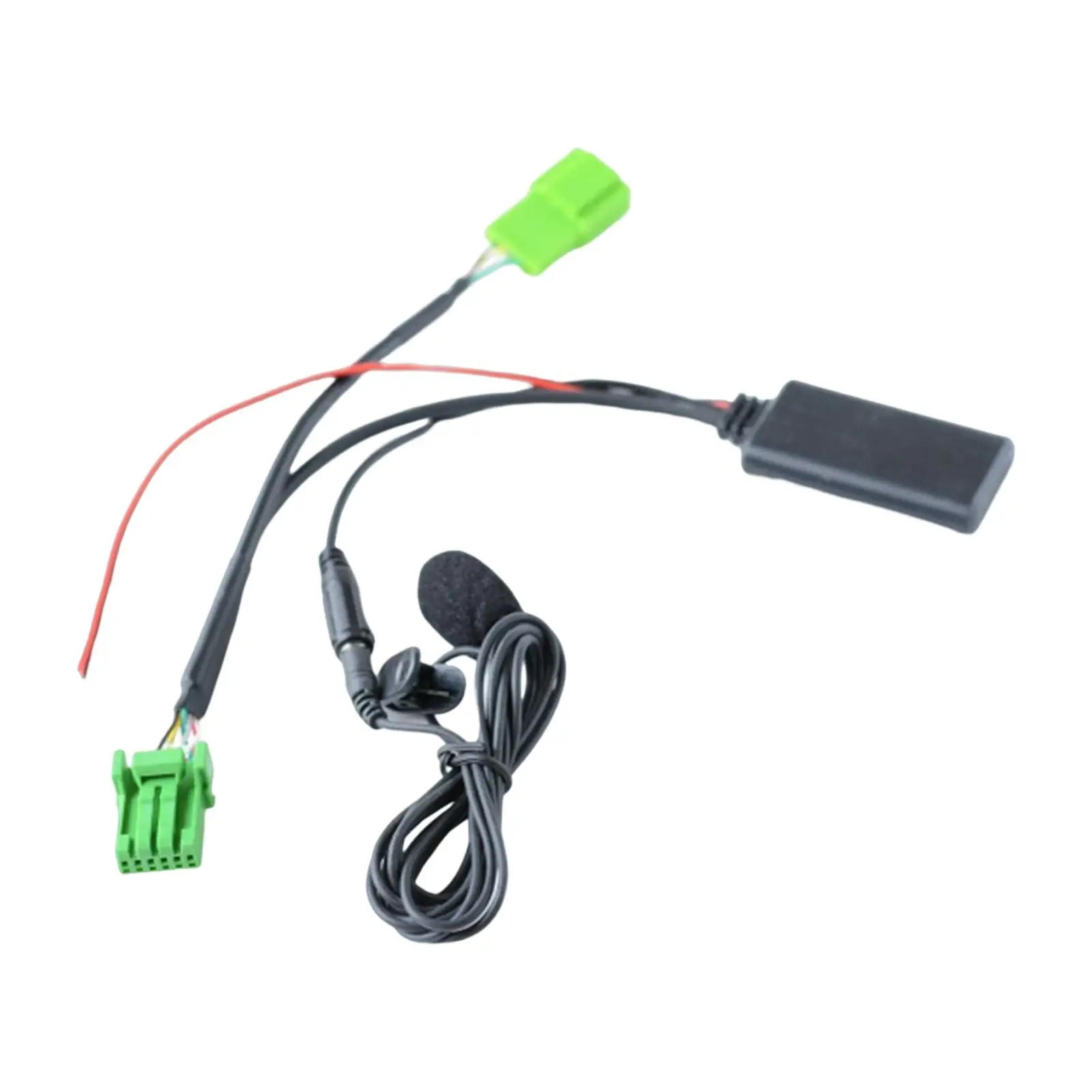 Car Audio Cable Adapter with Mic Connector for with AUX in