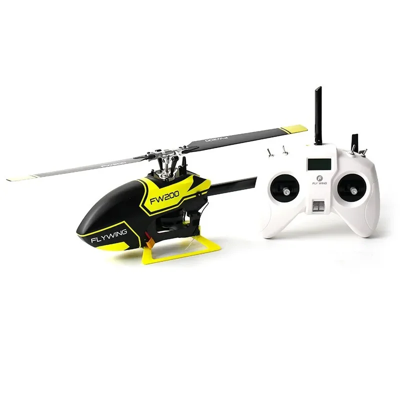 Flywing Fw200 RC Helicopter H1 Control Gyroscope Self-stabilizing 3D Stunt Brushless Motor Omnidirectional Positioning Adult toy 4