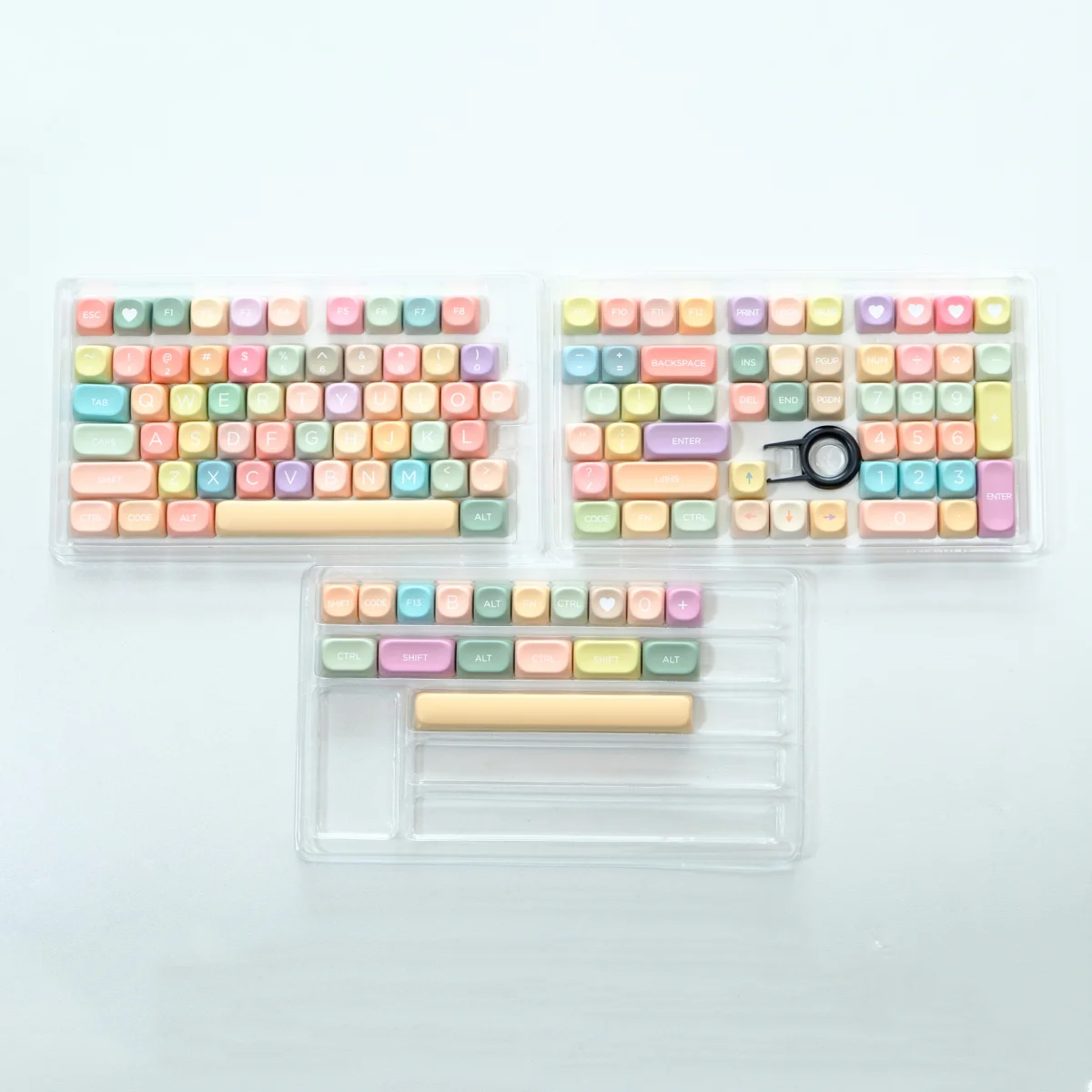 Moa Jelly Delights Keycaps Pbt Dye Sub Keycap Chaves Doces Coloridas 126 Teclas para Teclado Mecânico Fazendo - Imagem 3