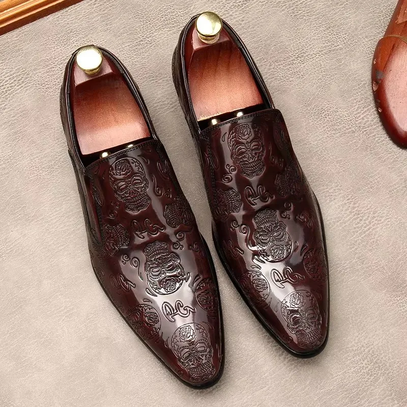 Leather shoes man, foot cover, patent leather, leather build, work shoes man, large size, bright color, handmade shoes, high-gra