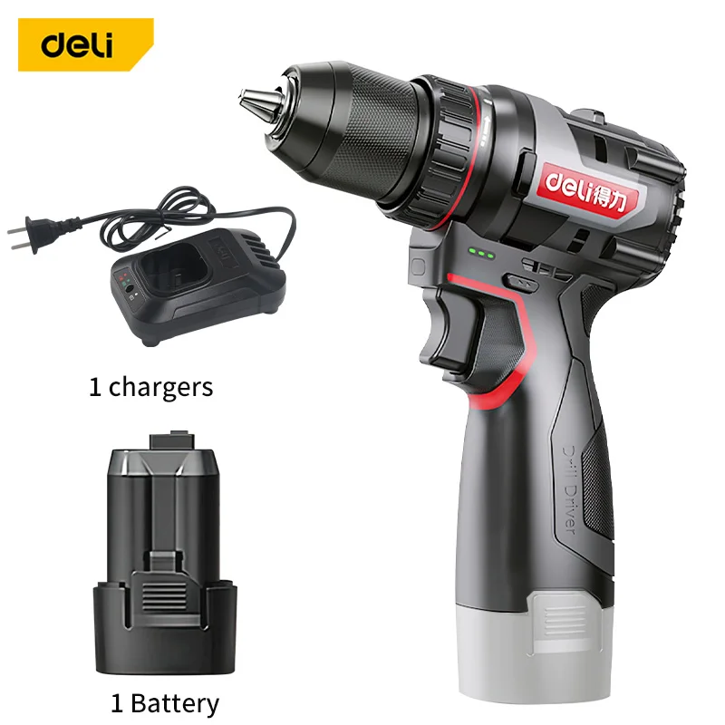 Deli Brushless 16V Electric Screwdriver With a Large Torque Of 45N