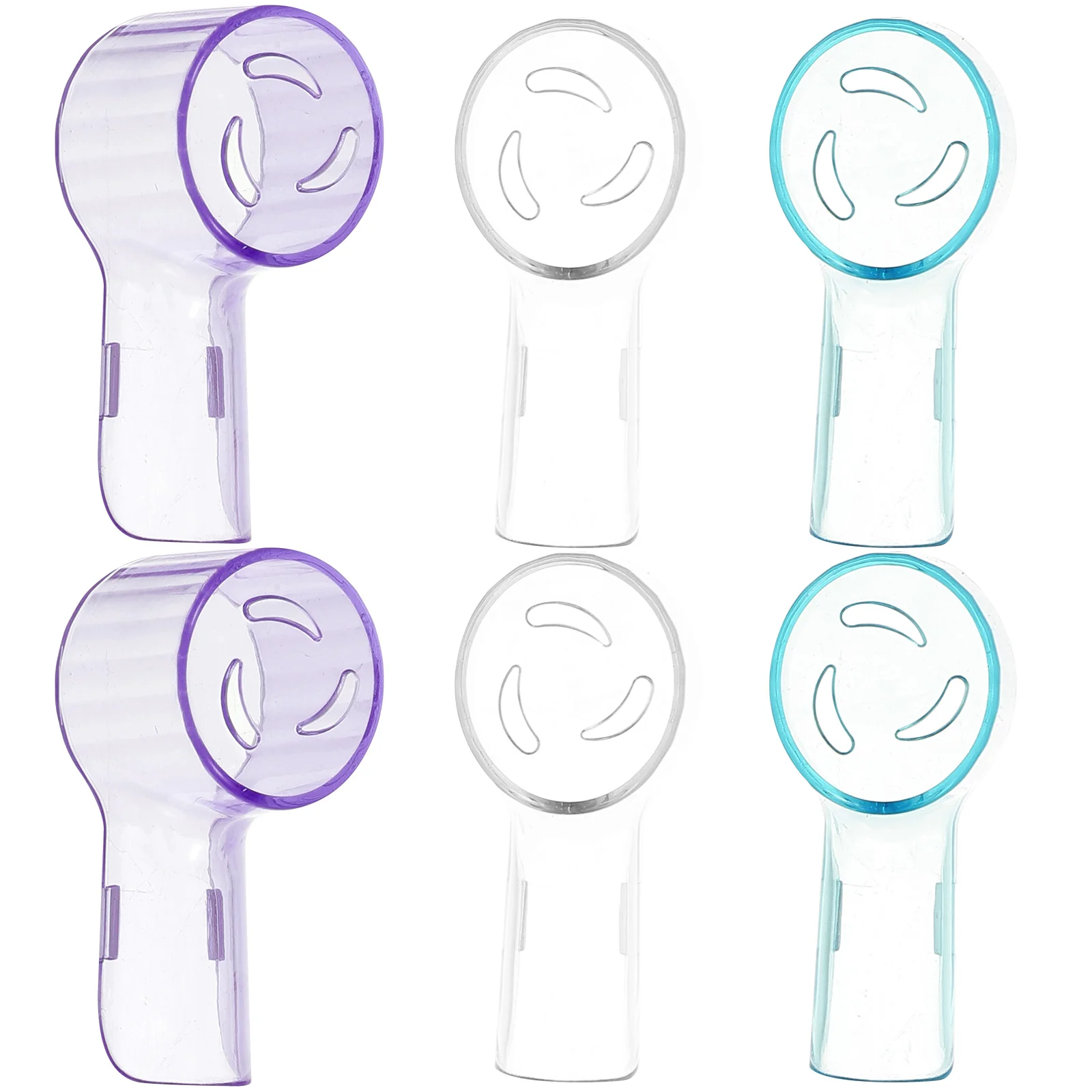 

6 Pcs Household Toothbrush Covers Supply Travel Cap Coverings for Plastic Electric Caps
