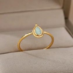 Gold Heart Stainless Steel Vintage-Inspired Women's Ring - Elegant Wedding & Prom Jewelry Gift - Diameter 17mm (25)