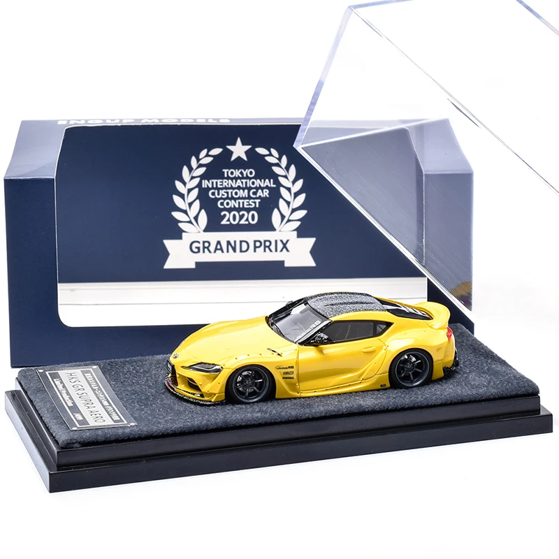 Фото Engup 1:64 HKS GR SUPRA AERO A90 полимерная модель автомобиля коллекционные украшения №2