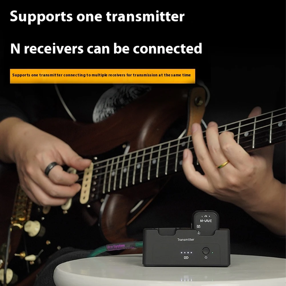 M-VAVE SWS12 WP-12 2.4G 무선 이어폰 모니터 1개 송신기 2개 수신기 오디오 시스템 전송 스테레오 모노 레코더