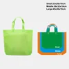 StoBag 10pcs Non-woven Shopping Tote Bags Cloth Fabric Color Eco-friendly Storage Reusable Large Pouches Custom Logo(Extra Fee) 6
