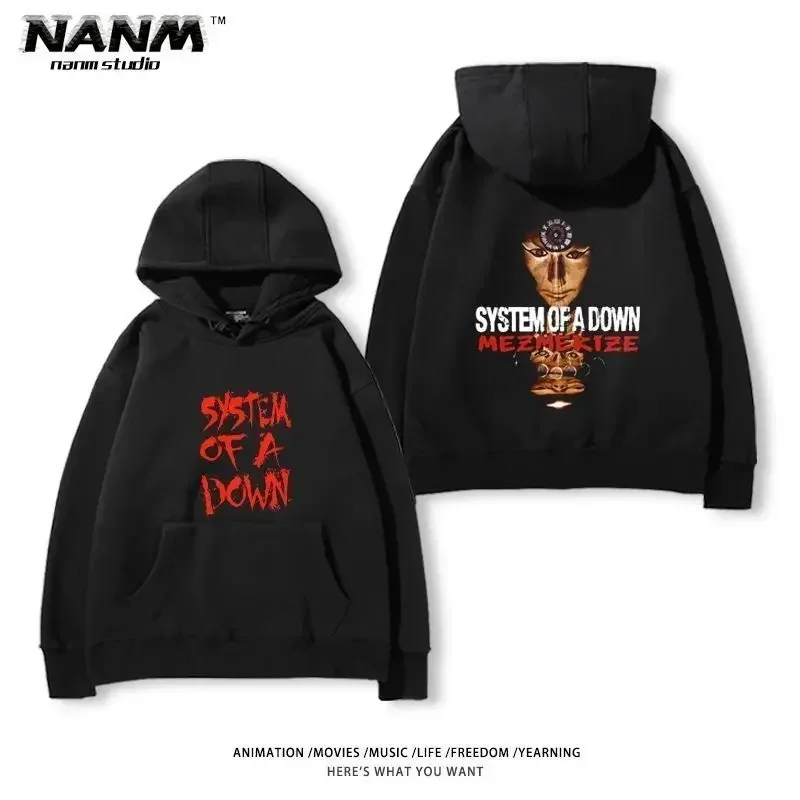 System of A Down Band Hoodie Women's Autumn/Winter American Rock Retro Casual Top Street Fashion 2024 5