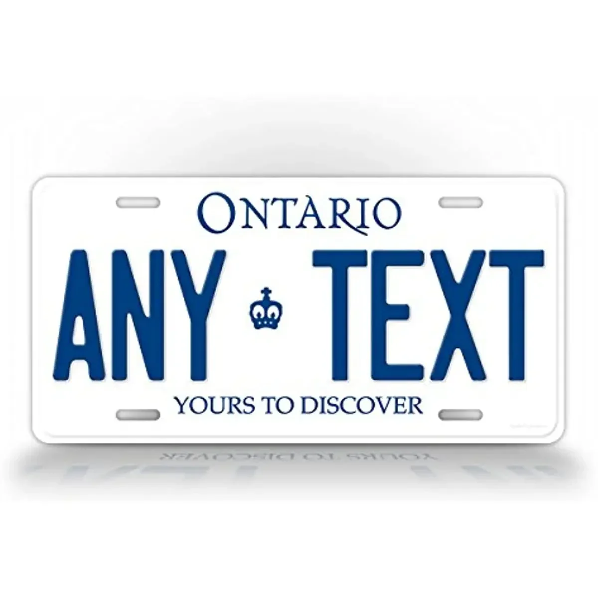 

Replica Ontario Canada Plate ON Aluminum Auto Tag Customized Personalized Text Wall Decoration Metal Wall Sign