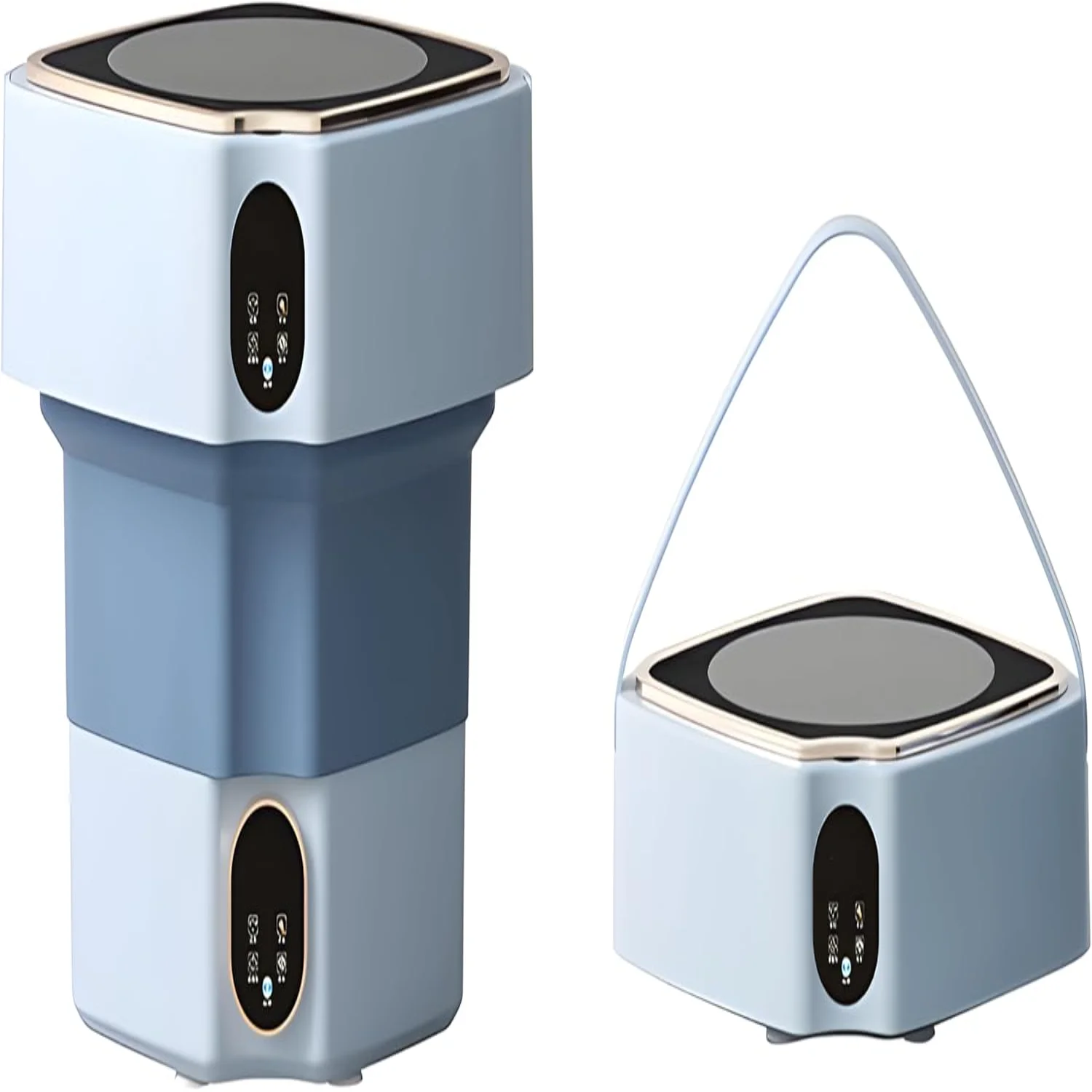 Portable washing machine, 12L folding washing machine, deep cleaning underwear, baby clothes and small clothes, suitable for a