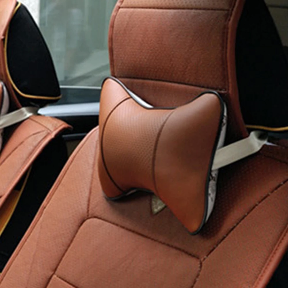Car Neck Support Pillow Elastic Soft Car Neck Support Pillow Automobile Interior Seat Headrest Cushion Cervical Spine Cushion