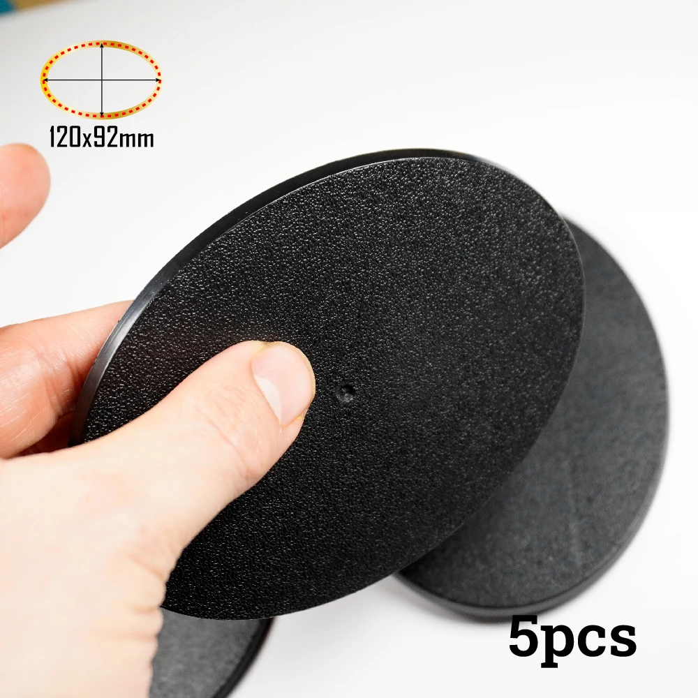 120x92mm Oval Bases Model Plastic Bases for Games