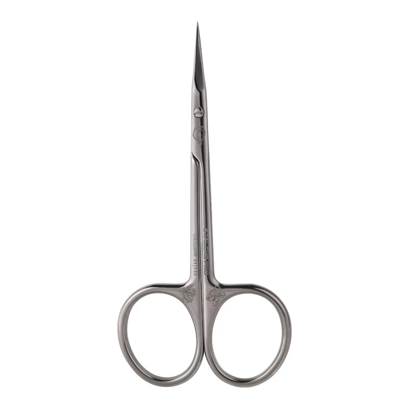 1pc STALEKS SX-21/1m Manicure Dead Skin Scissors Russian Style Olecranon Eyebrow Scissor Magnolia Pattern Exfoliating Nail Tool 5
