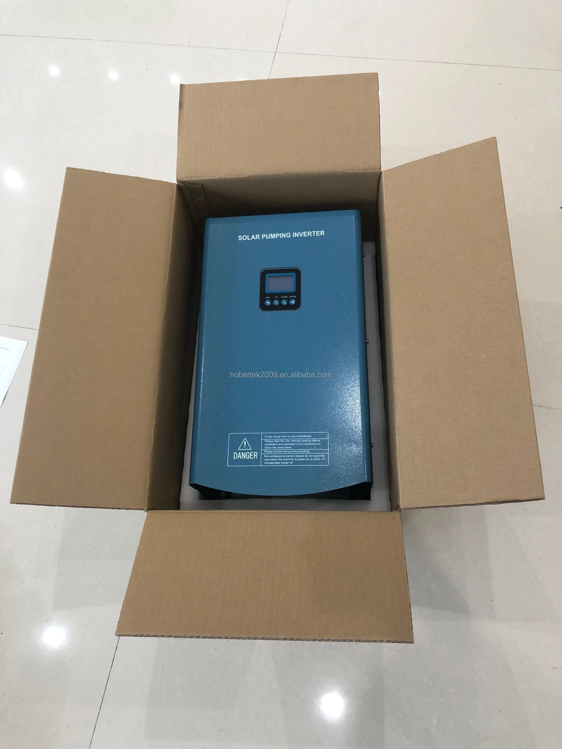 Hober Migliore Qualità Monofase 3 Fasi 2 5 7.5 15 45 Kw Mppt Ip65 Vvf Inverter Per Pompa Dell'Acqua Solare Invertito Di Circolazione