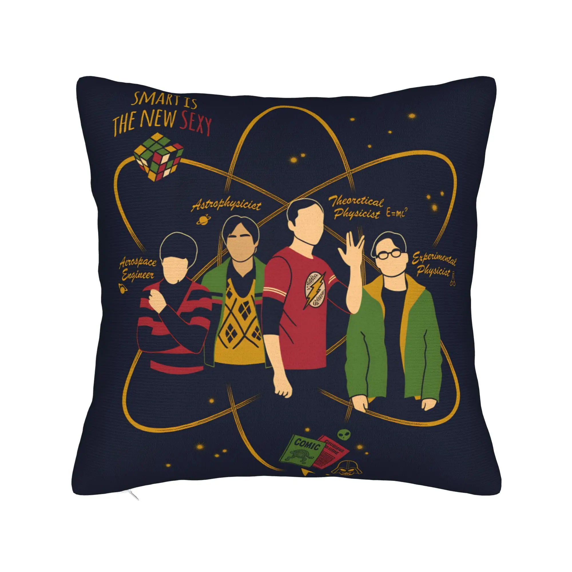 Funny TV Show-Inspired Pillowcase - Soft and Kawaii Decor for Couch, Sofa, or Bedroom