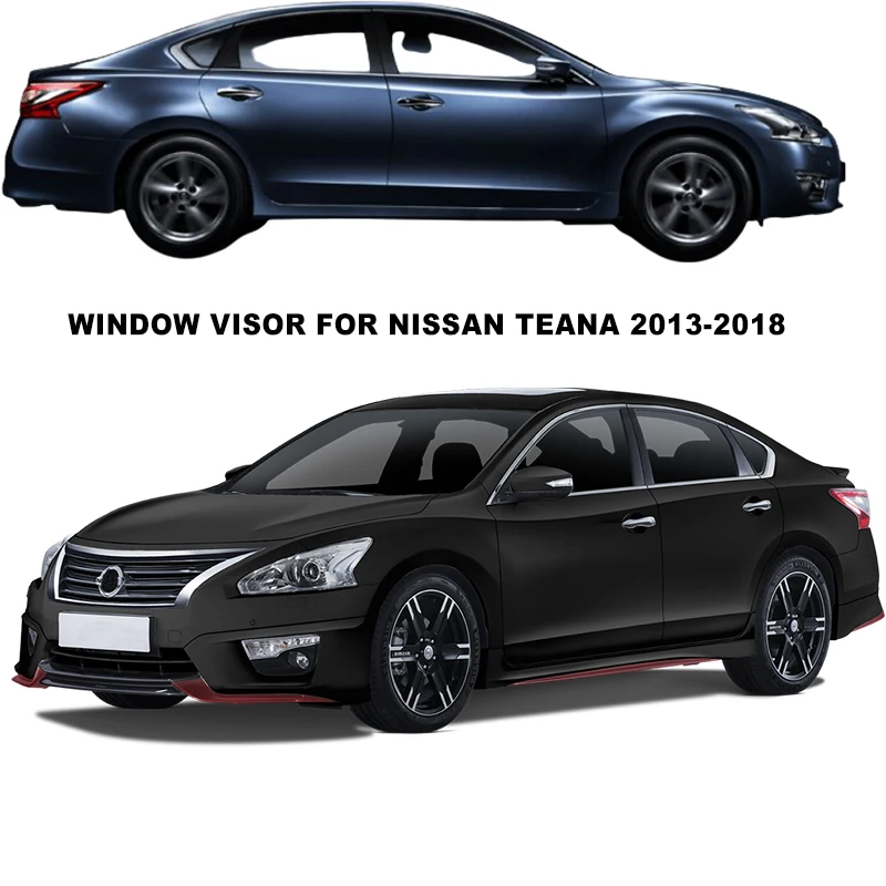 Side Window Deflector For Nissan Teana Altima J33 2013 2014 2015 Car Window Visor Sun Rain Deflector Guard SUNZ