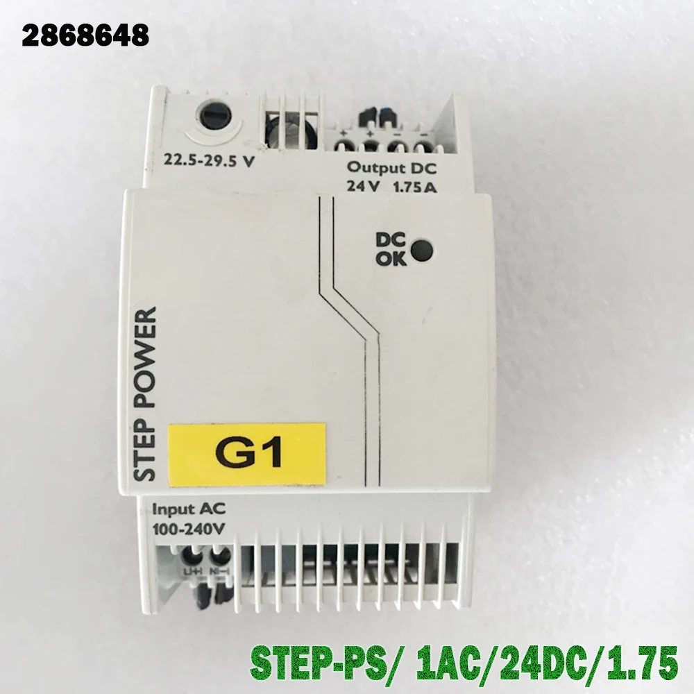 

Импульсный блок питания для ПК Phoenix STEP-PS/ 1AC/24DC/1,75 2868648, протестирован идеально