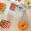 Electric Meat Slicer Cutting Beef Mutton Roll Vegetable Bread Machine Detachable Stainless Steel Knife Adjustable Thickness 6