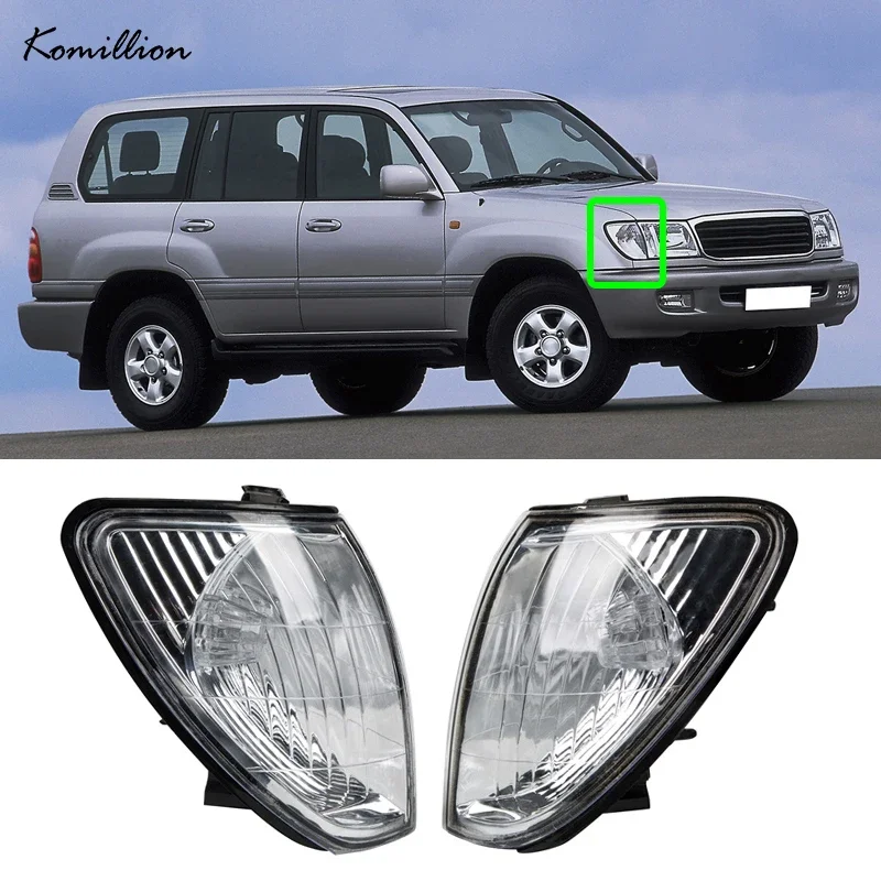 

1 пара, передняя фара для Toyota Land Cruiser FJ100 1998-2006