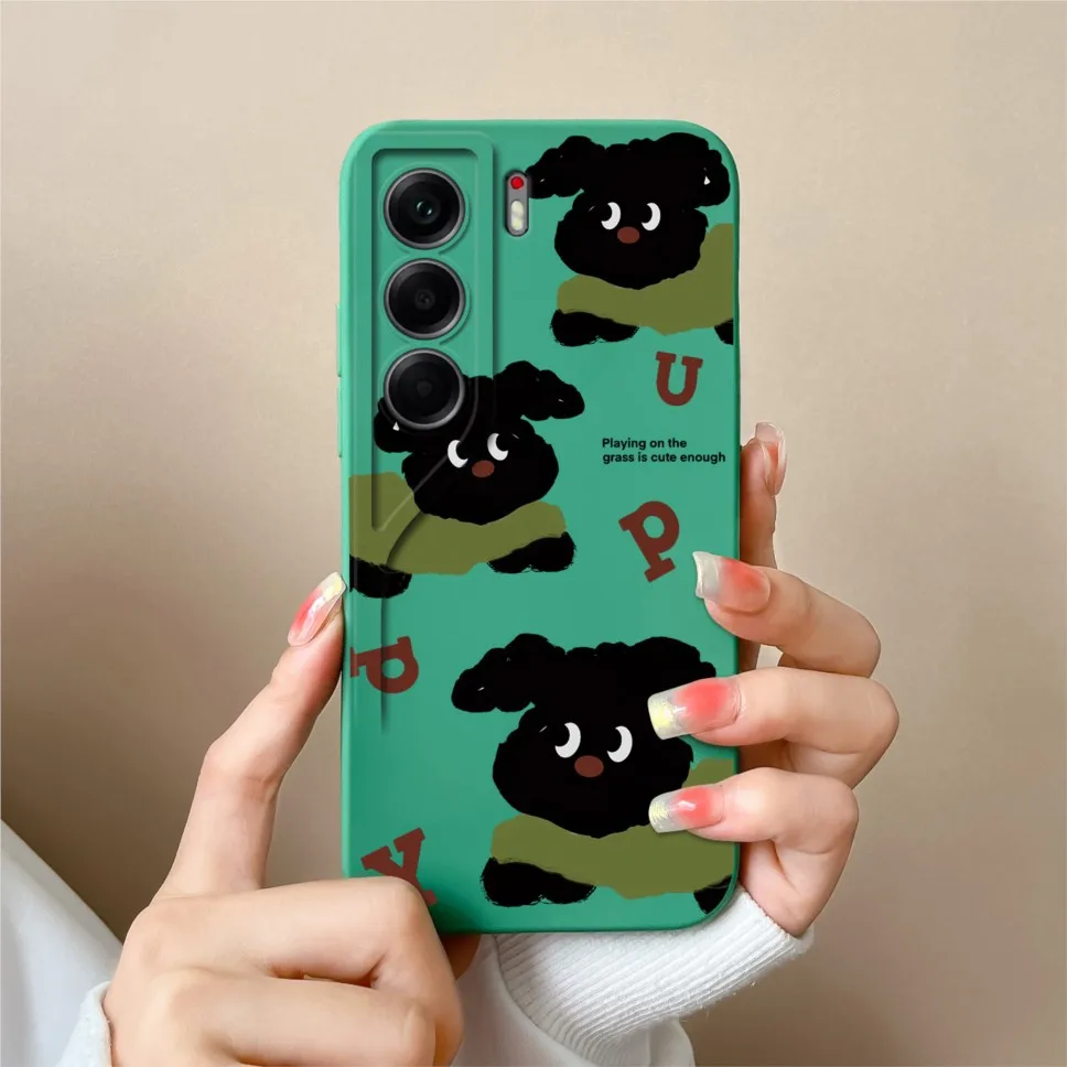 Funny Cat Silicone Soft Camera Protective Phone Case Cover