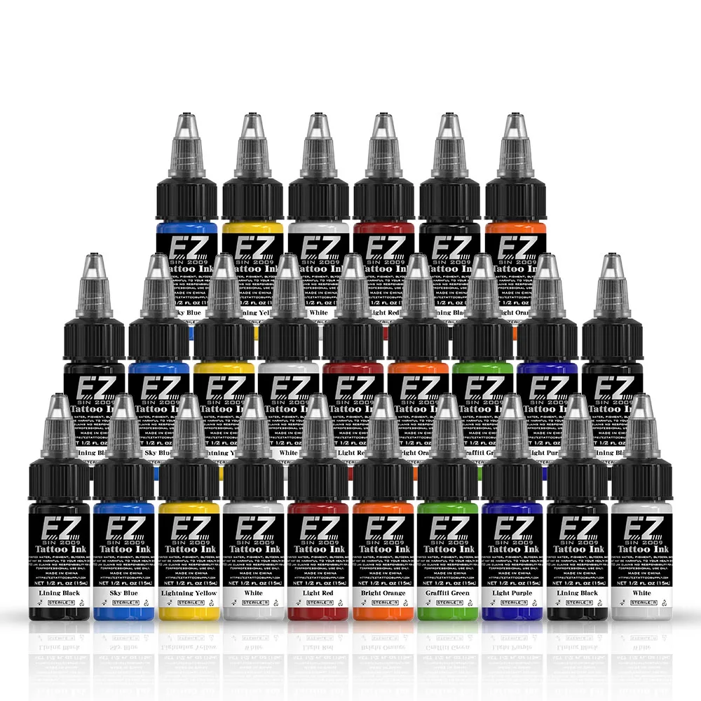 Tattoo Kit Tattoo INK SETS Pigment Ink For Semi Permanent Makeup Microblading Eyebrow Eyeliner Lips