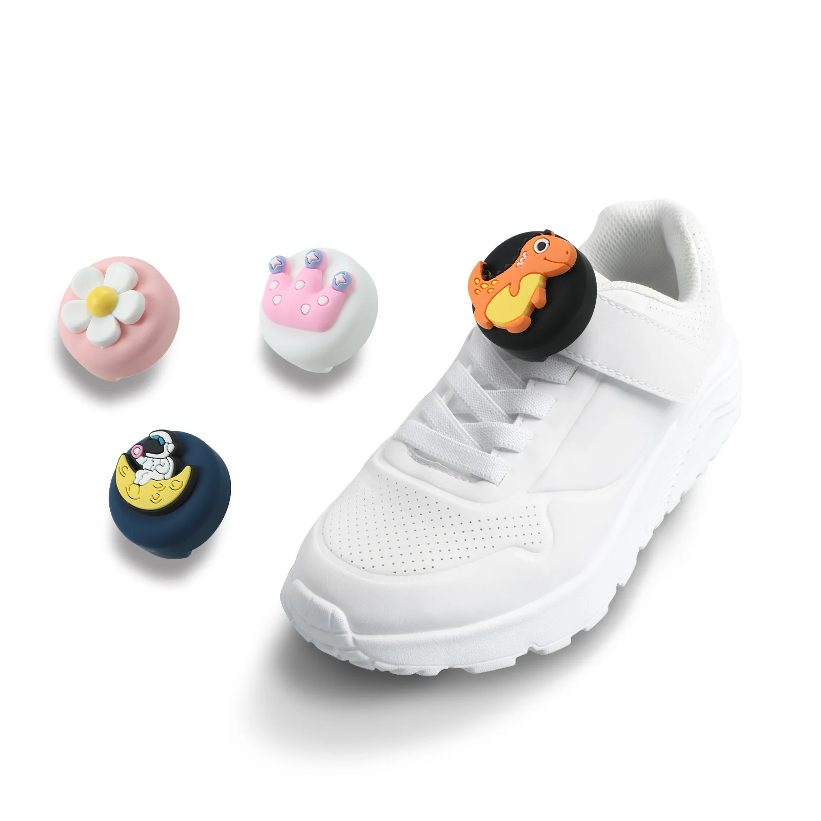 Waterproof Silicone AirTag Holder for Kid's Shoelaces & Straps