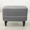Footstool Cover Soft Velvet Ottoman Stool Cover  Elastic Cover Sofa Slipcover Furniture Protection Pedal Cover 3
