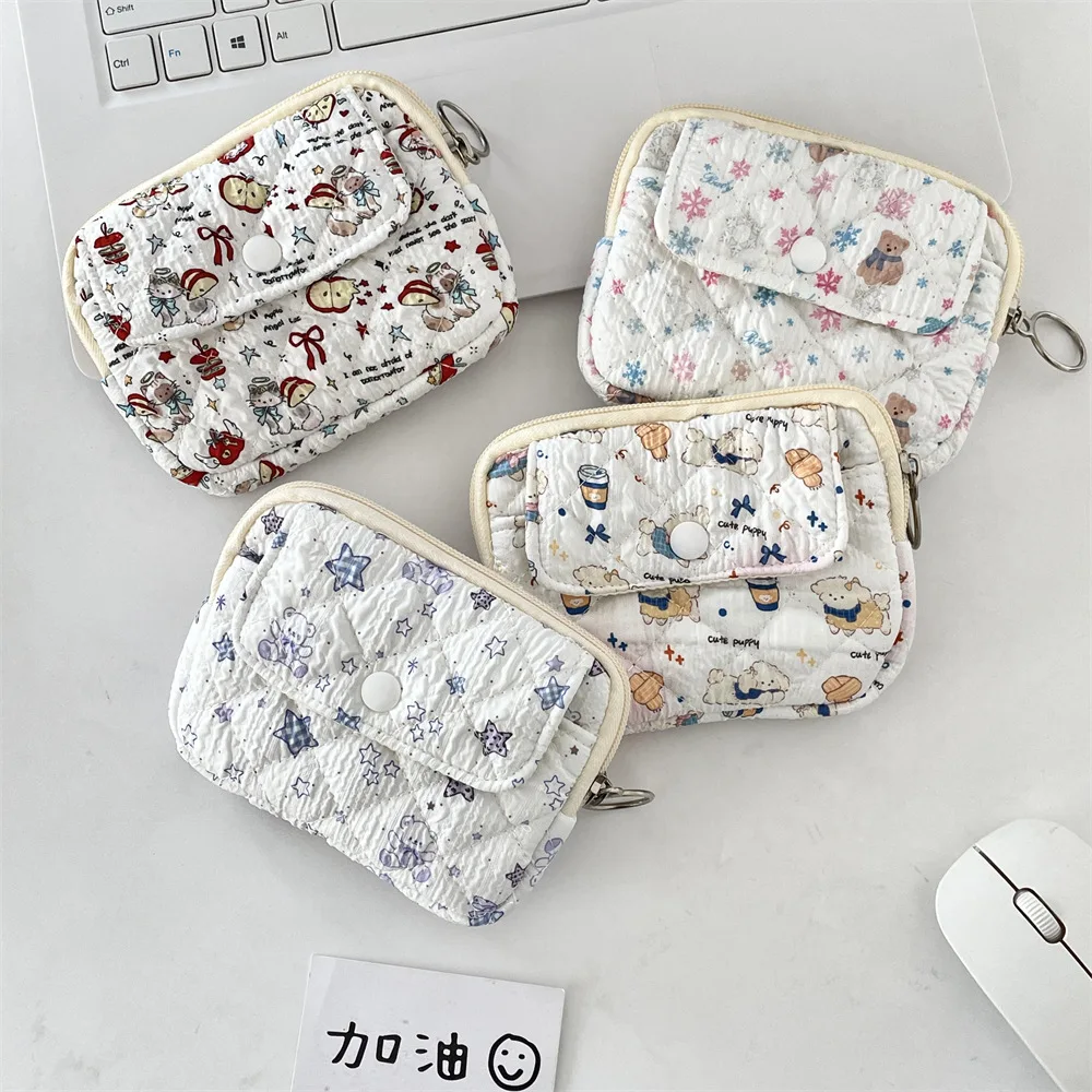 Cute Cartoon Small Travel Cosmetic Lipstick Earphone Card Portable Storage Bag Purse Women Gift Pouch In Make up Bags Organizer