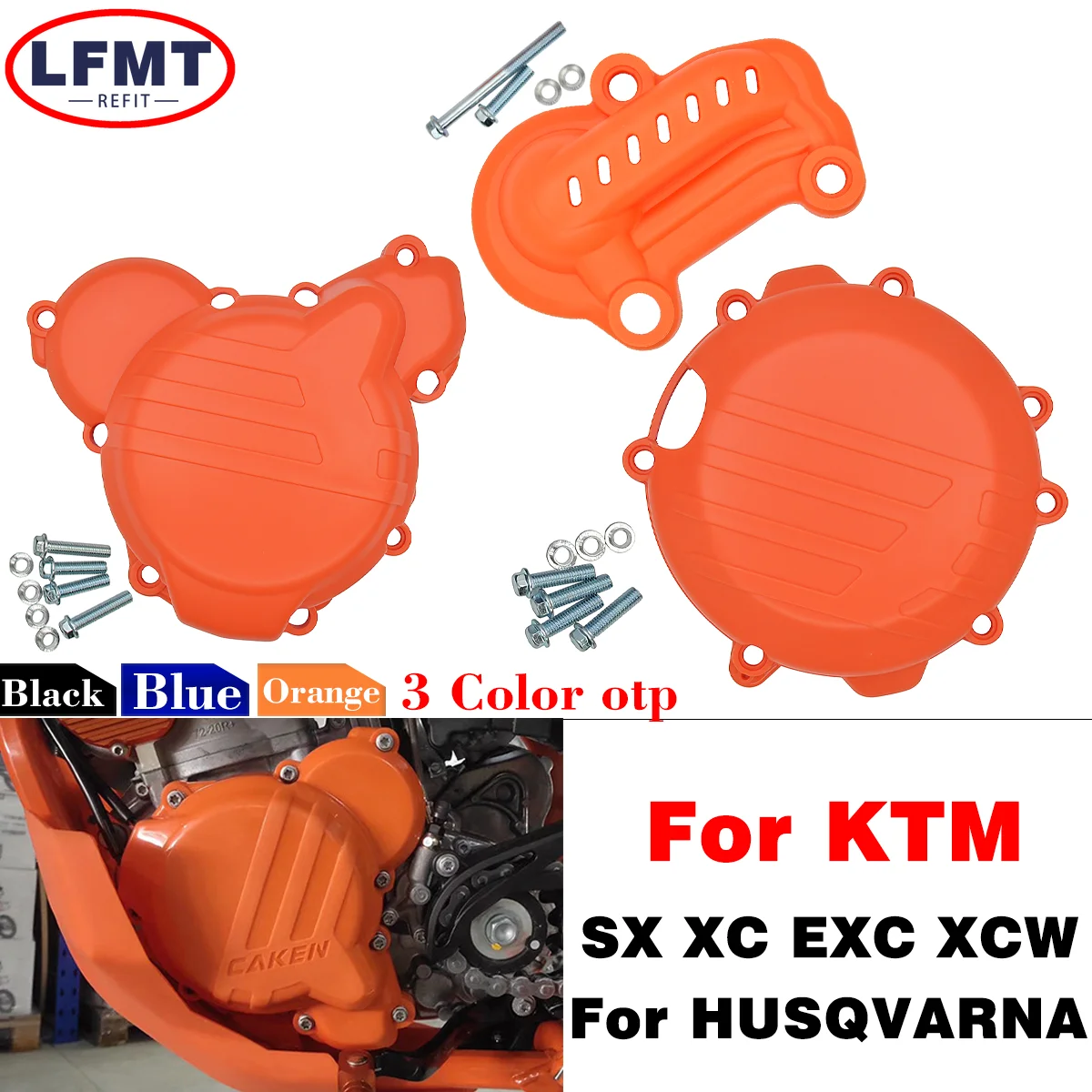 

Motocross Clutch Protector Ignition Guard Water Pump Cover For KTM 250/300 EXC SX XC XCW TPI For Husqvarna TC TX TE 2019-2023