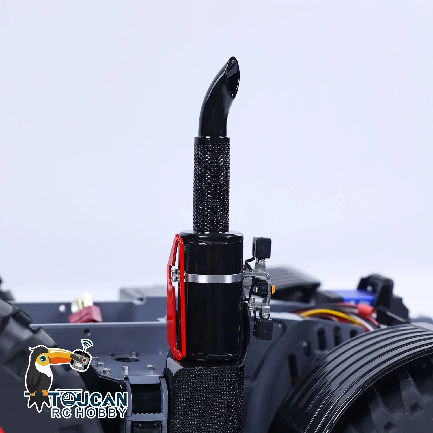 LESU 1/16 4X4 Metal Chassis Part Unpainted Kits for Toys AOUE-1050 RC Tractors Remote Control Car DIY Model with ESC Motor Servo 6