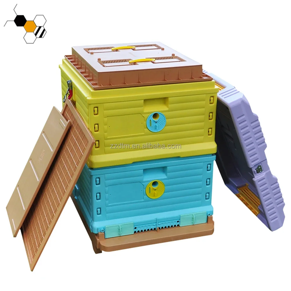 Plastic Bee Hives Double Layers Langstroth Beehive Plastic Langstroth Hive