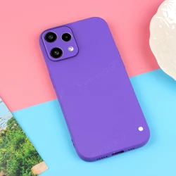 Sand Matte Soft Silicone Shockproof Phone Case Cover for Nothing Phone (3a) Lite (Purple)