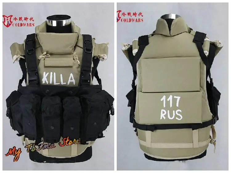 KILLA ストライプヘルメット ベージュ、KILLAアーマー Russian 6b13 Killa Armor Ver Vest EMR 6B13/6B45 Body Armor & Heavy