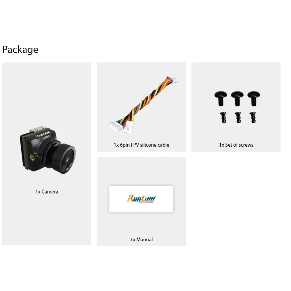 RunCam Phoenix 2 SP V3 Caméra FPV Starlight 1500TVL