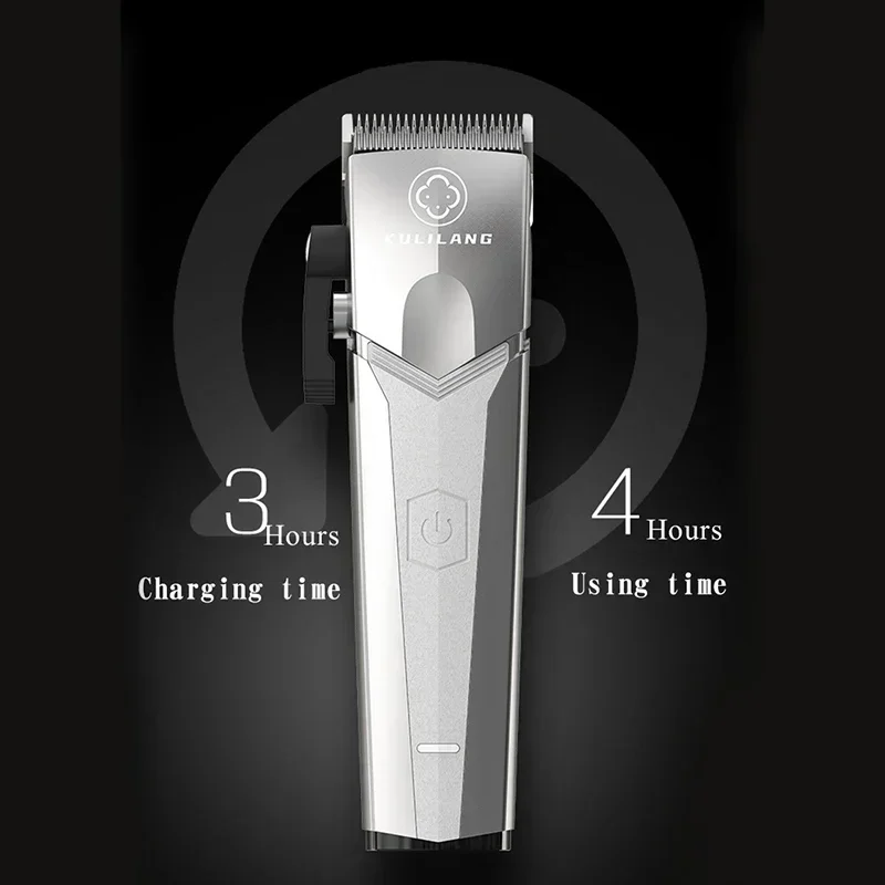 Professional Men's Hair Clipper Trimmer Wireless Barber trimmer for men Oil Head Hair Salon Madeshow Kulilang R55 R66 R77F hair clipper hair trimmer