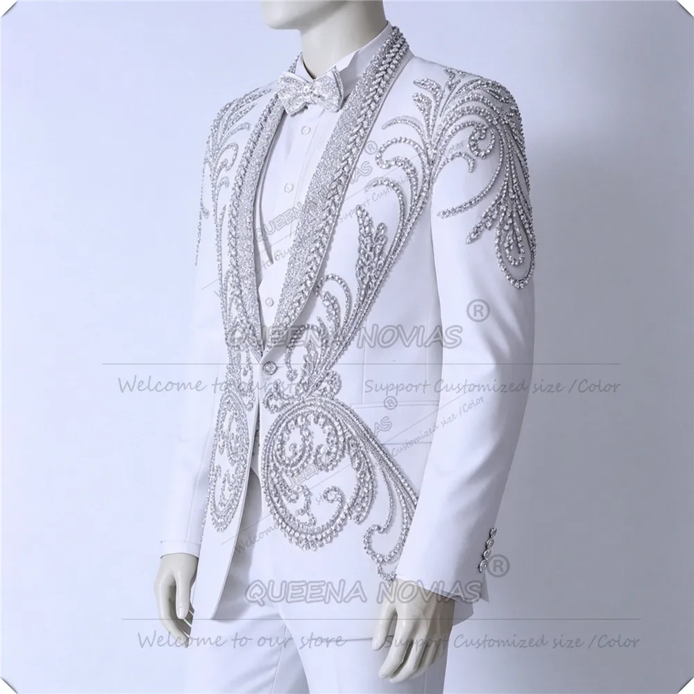 Costumes de mariage scintillants pour homme