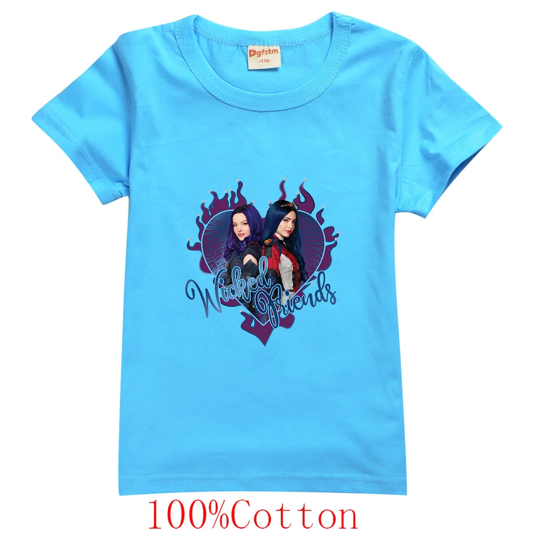 Descendants Kids Clothes T Shirts Children Cartoons Casual