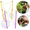 Kids Boy Girl Bubble Blowing Toys Enormous Bubbles Outdoor Garden Toy Big Bubble Stick Bubble Circle 1